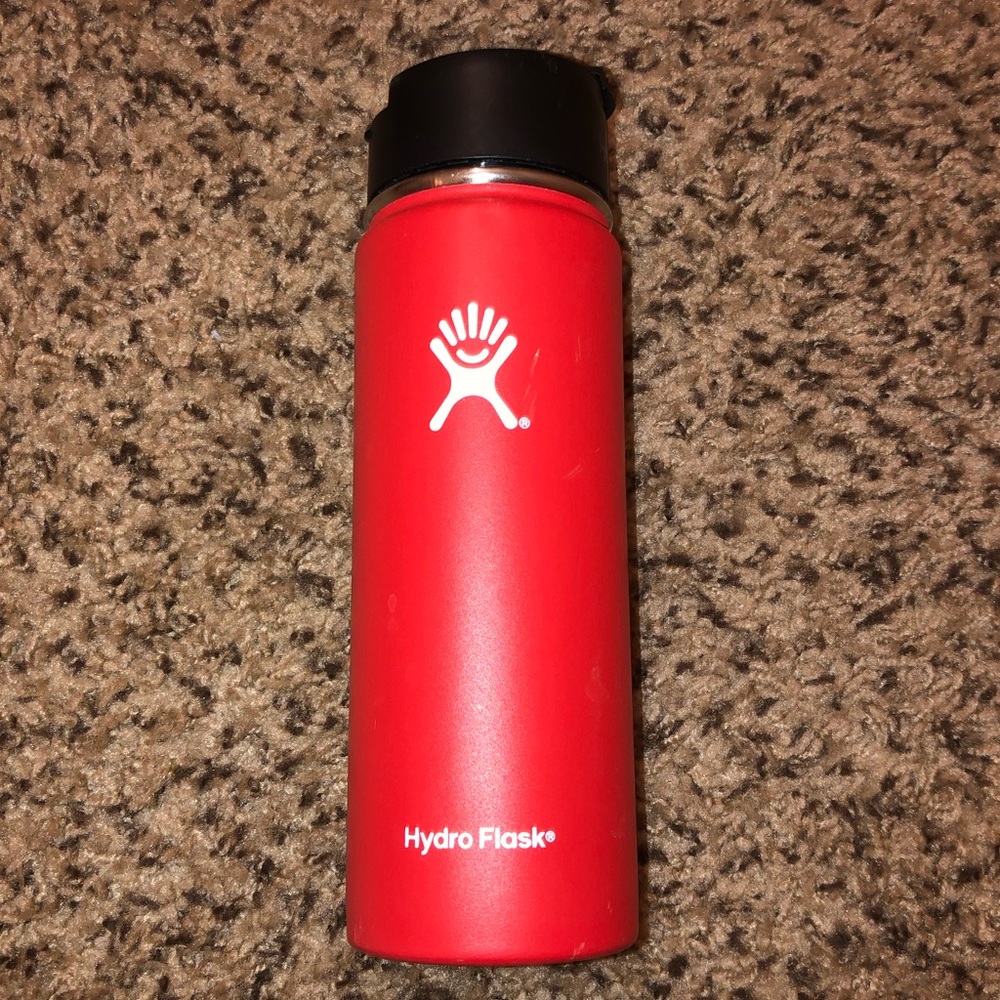 Red 20oz Wide Mouth Hydro Flask